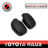 Matte Black Mirror Cover to suit Toyota Hilux SR5 SR5 MK6 FORTUNER 2005-2014